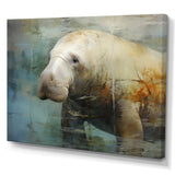 Grey Humble Manatee - Manatee Home Decor Art