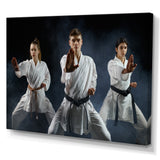 Martial Arts Fight Training Studio - Martial Arts Canvas Wall Art