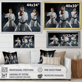 Martial Arts Fight Training Studio - Martial Arts Canvas Wall Art