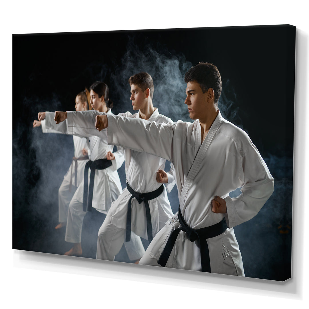 Martial Arts Fight Training Studio I - Martial Arts Canvas Wall Art