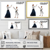 Martial Arts Teen Boy Fight Training Studio - Martial Arts Canvas Wall Art