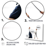Martial Arts Teen Boy Fight Training Studio I - Martial Arts Canvas Wall Art