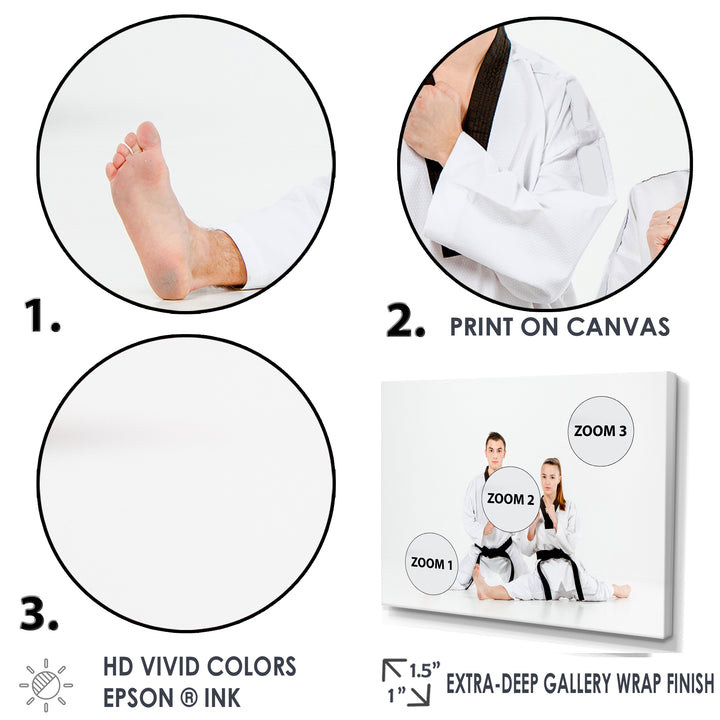 Karate Tweens Martial Arts - Martial Arts Canvas Wall Art