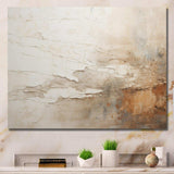 Beige And Brown Paint Fusion - Abstract Canvas Wall Art