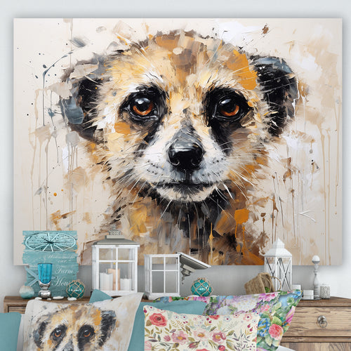 Cute Meercat Portrait - Meercat Wall Decor
