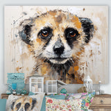 Cute Meercat Portrait - Meercat Wall Decor