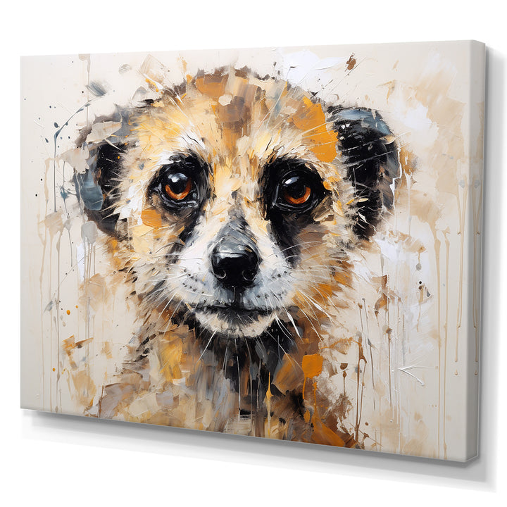 Cute Meercat Portrait - Meercat Wall Decor