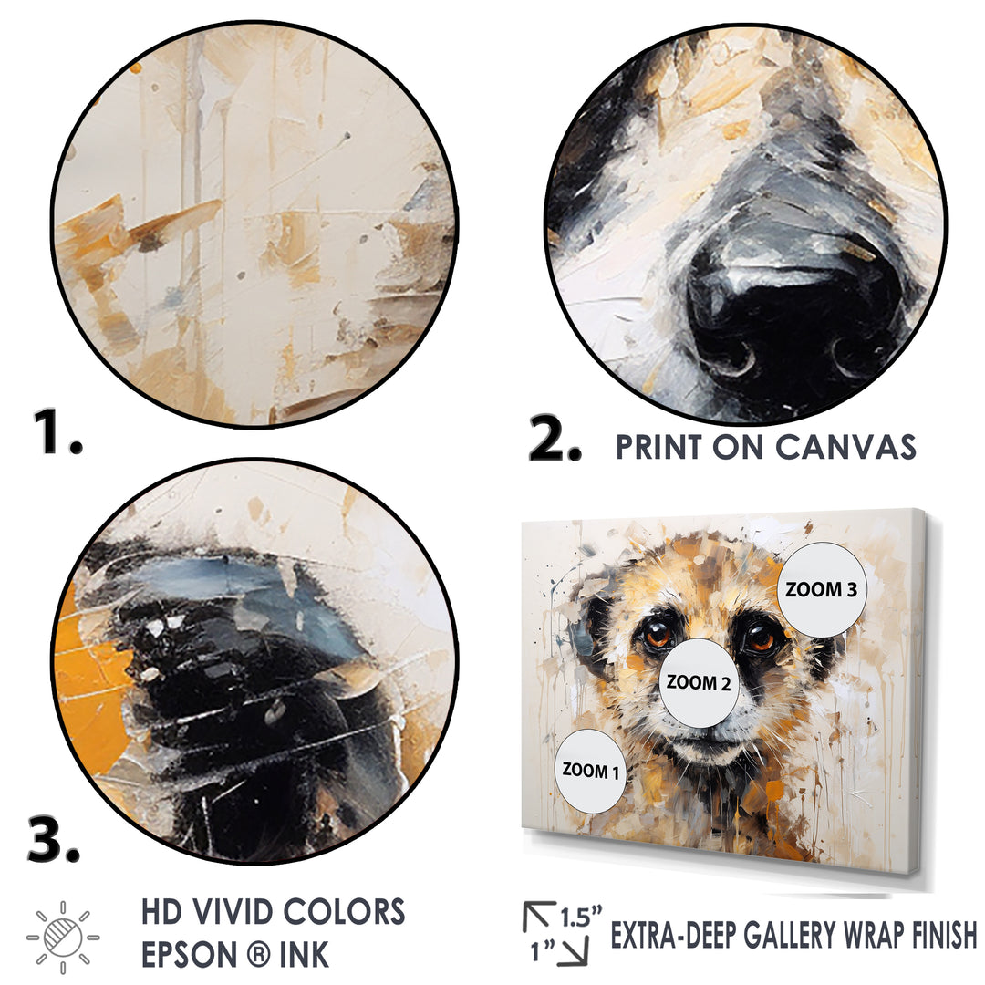 Cute Meercat Portrait - Meercat Wall Decor