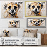 Cute Meercat Portrait - Meercat Wall Decor
