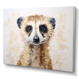 Minimalism Meercat Portrait - Meercat Wall Decor