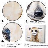 Minimalism Meercat Portrait - Meercat Wall Decor