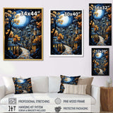 Mexican Art Landscape Oaxacan Odyssey - People Canvas Wall Art