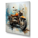 Surreal Motorcycle Journey - Motorcycle Canvas Wall Art
