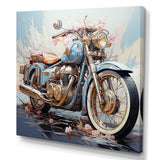 Motorcycle Freedom Awaits - Motorcycle Canvas Wall Art