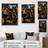 Urban Streeter Motorcycle - Motorcycle Canvas Wall Art