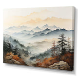 Mountain Morning Whisperes I - Landscapes Canvas Wall Art