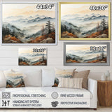 Mountain Morning Whisperes I - Landscapes Canvas Wall Art