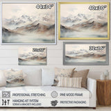 Morning Fog Mountain Wonder IV - Landscapes Canvas Wall Art