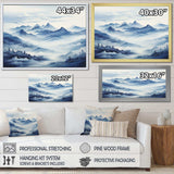 Mountain Blue Peak Harmonies II - Landscapes Canvas Wall Art