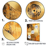 Cymbal Symphony Gilded - Music Canvas Wall Art