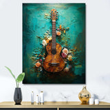 Tropical Guitar Music Euphonic - Music Canvas Wall Art