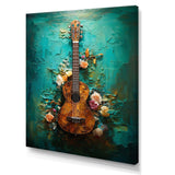 Tropical Guitar Music Euphonic - Music Canvas Wall Art