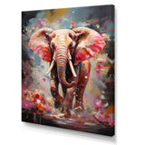 Pink Elephant Stampede - Elephant Home Decor Art