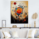 Native American Interconnected Elements Symbol - People Canvas Wall Art