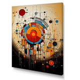 Native American Interconnected Elements Symbol - People Canvas Wall Art