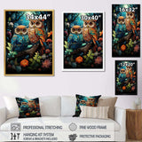 Native Owls Guardians Of The Forest - People Canvas Wall Art