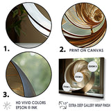 Bronze Beauty Nautilus Vortex - Nautilus Canvas Wall Art