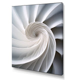 Ivory Sea Sheel Infinity Spiral - Nautilus Large Canvas Wall Art