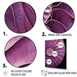 Nautilus Plum Shellfish - Purple Nautilus Wall Art