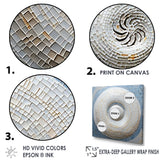 Silver Swirl Shell Fish - Nautilus Bedroom Wall Art