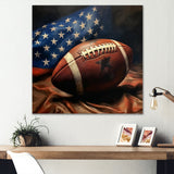 Patriot USA Football Ballon - NFL Canvas Wall Art