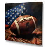 Patriot USA Football Ballon - NFL Canvas Wall Art