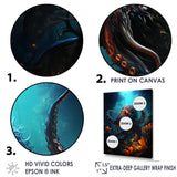 Superhero's Octopus Warrior - Octopus Canvas Wall Art