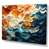 Multicolor Op Art Dynamic Flow I - Abstract Canvas Wall Art