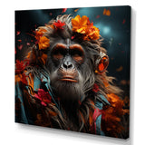 Fashion Orangutan Portrait - Orangutan Wall Decor