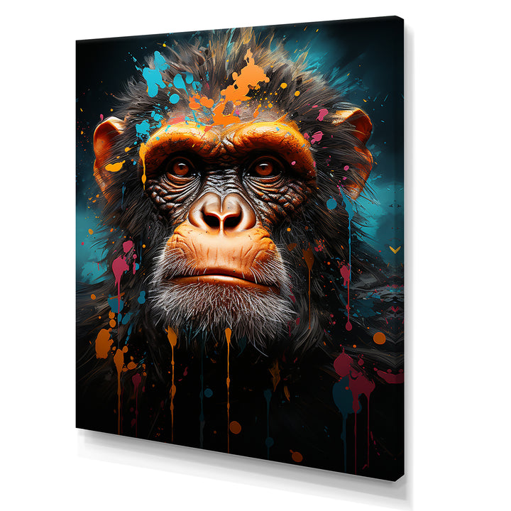 Popart Art Graffiti Apes - Orangutan Home Decor Art