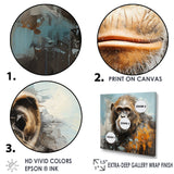 Orangutan Apes Canopy Mixed - Orangutan Canvas Wall Art