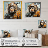 Orangutan Apes Canopy Mixed - Orangutan Canvas Wall Art