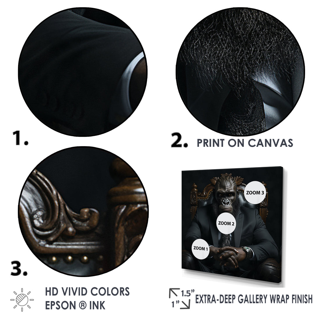Business Apes In Suit - Orangutan Wall Decor