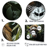 Orangutans Amidst Lush Jungle Greens Evoke - Orangutan Wall Art Prints