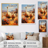 Desert Nomads Ostriches - Ostriches Bedroom Wall Art