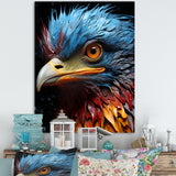 Blue Ostrich Mosaic - Ostriches Wall Decor
