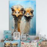 Ostriches Portrait Odyssey - Ostriches Wall Decor