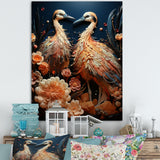 Ostriches Reverie Delight - Ostriches Wall Art Prints