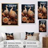 Ostriches Reverie Delight - Ostriches Wall Art Prints