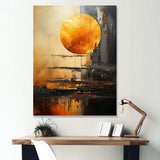 Jupiter Topaz Titan Planetary Perspectives - Fantasy Canvas Wall Art